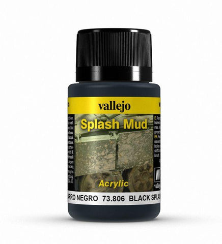 Vallejo Splash Mud: Black 40ml
