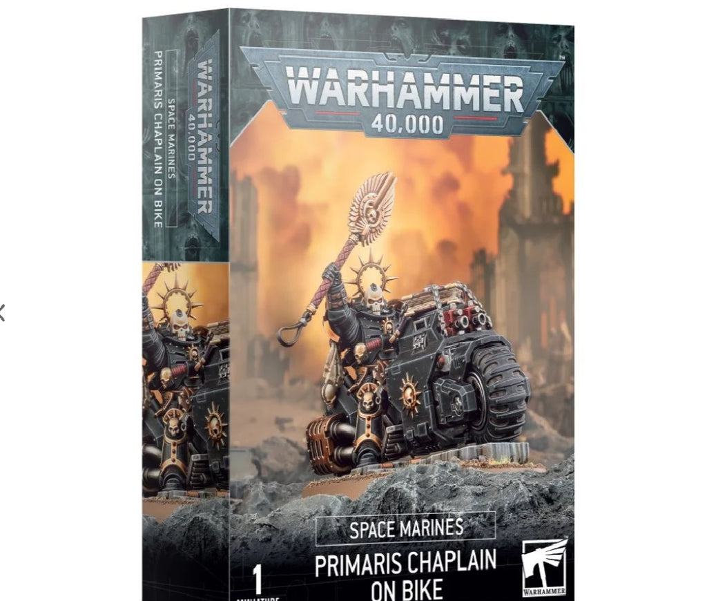 Warhammer 40K Primaris Chaplain on Bike