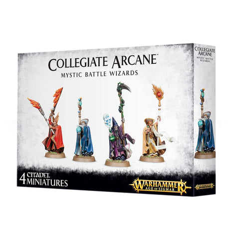 Warhammer Age Of Sigmar Collegiate Arcane Mystic Battle Wizards