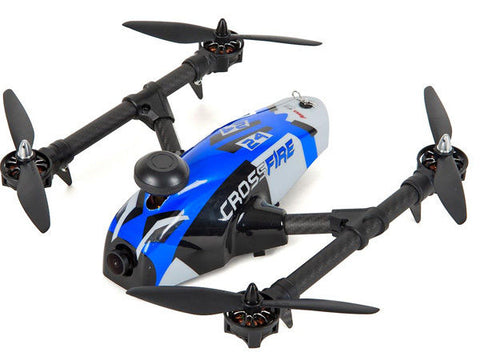 Ares Crossfire Racer Quad RFR: 25mW VTX - Blue