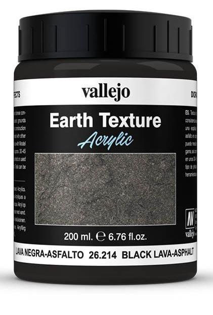 Vallejo Earth Texture Black Lava/Asphalt