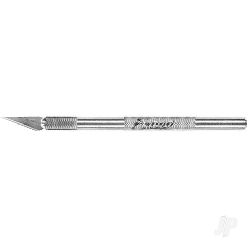 Excel K1 Knife, Light Duty Round Aluminium with Safety Cap