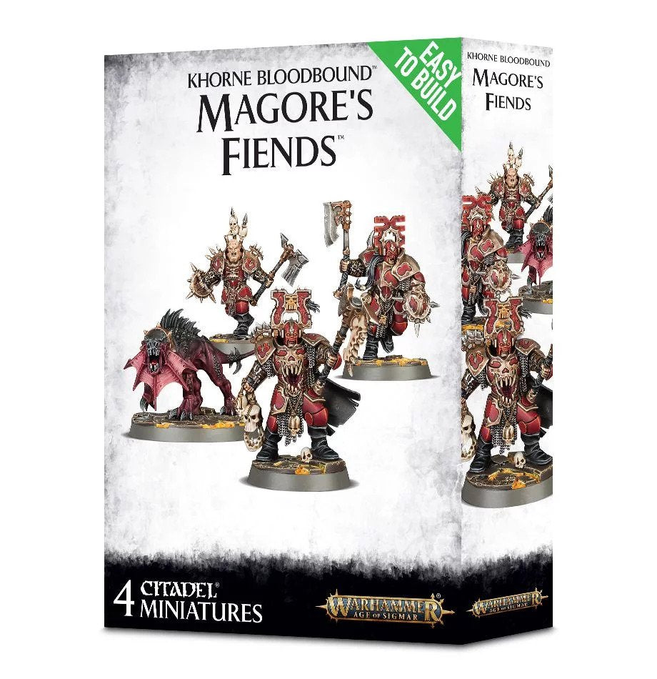 Warhammer Age Of Sigmar Easy to Build: Khorne Bloodbound Magore’s Fiends