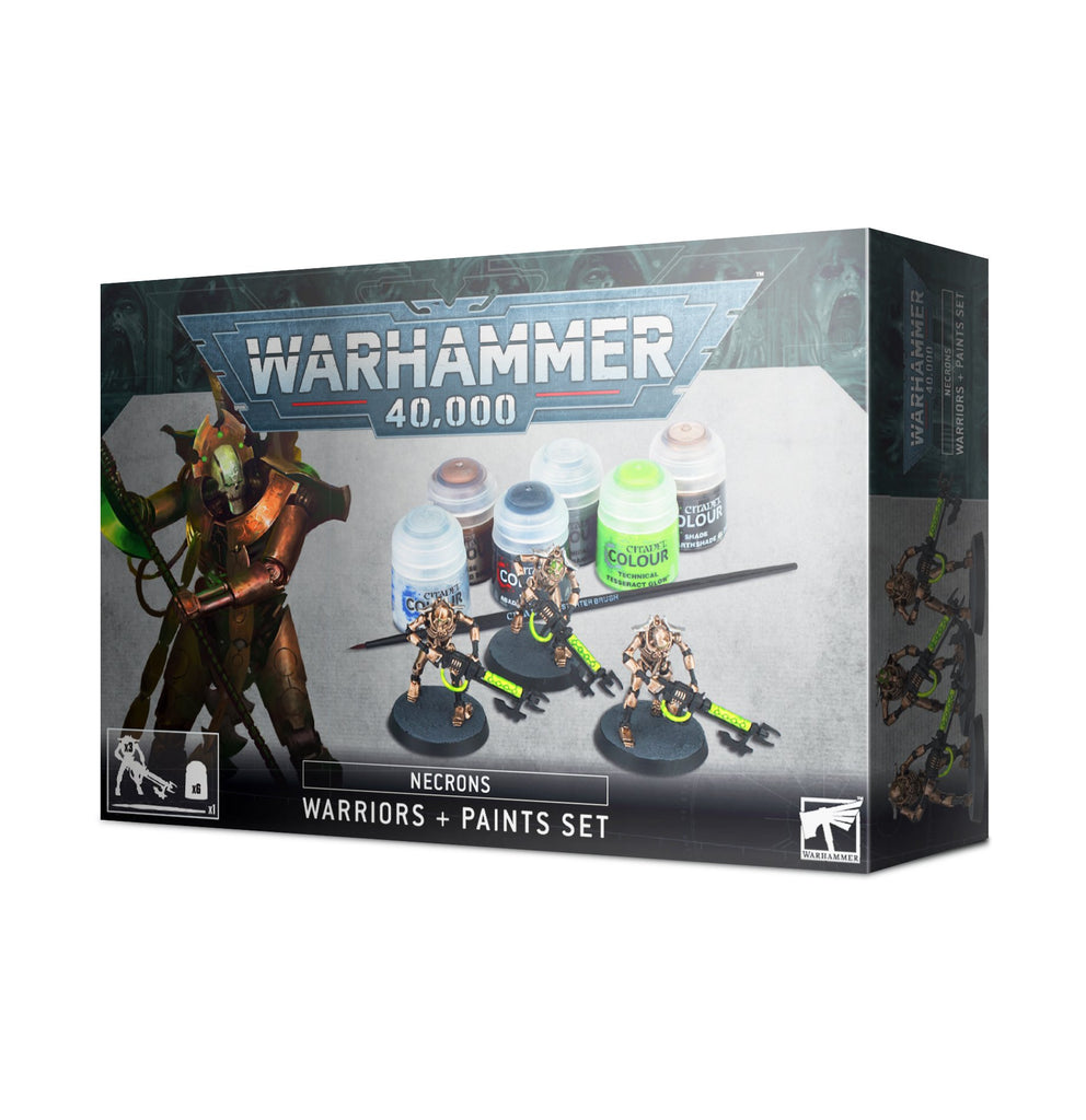 Warhammer 40K Necrons: Warriors + Paints Set
