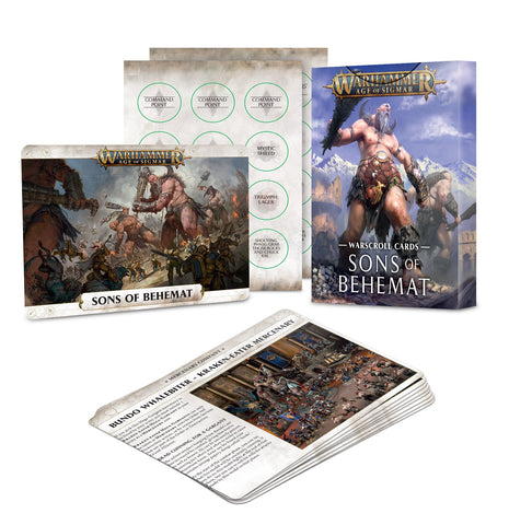 Warscroll Cards : Sons of Behemat Warscroll 2nd