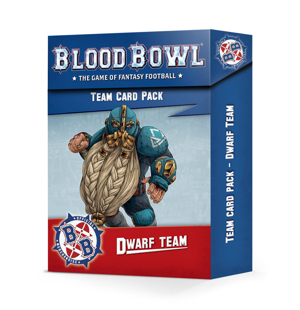 Blood Bowl - Dwarf Team Card Pack (1 pack per customer)
