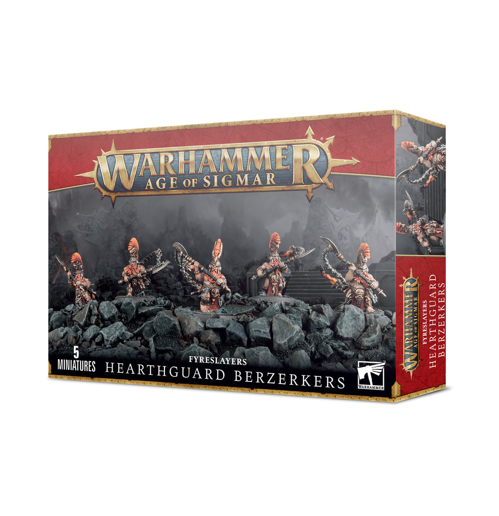 Warhammer Age Of Sigmar Hearthguard Berzerkers / Auric Hearthguard