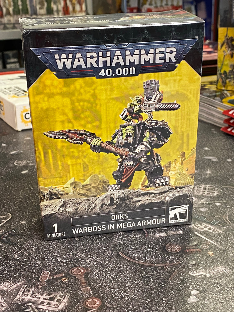 Warhammer 40K Ork Warboss in Mega Armour (Combat Patrol)