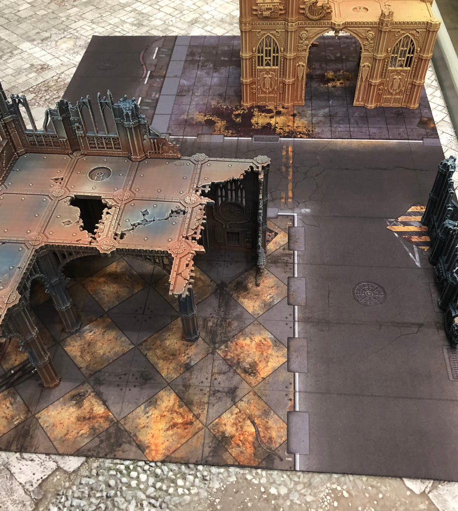 Kill Team Double Sided Quarantine and Fallout Zone (22" x 30")