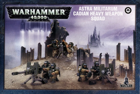 Warhammer 40K Cadian Heavy Weapon Squad
