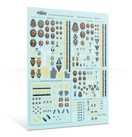 Adeptus Titanicus Legio Fureans Transfer Sheet