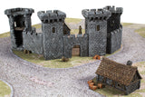 Gamemat.eu 28mm Medieval Castle Set Terrain Set for Warhammer, Age of Sigmar