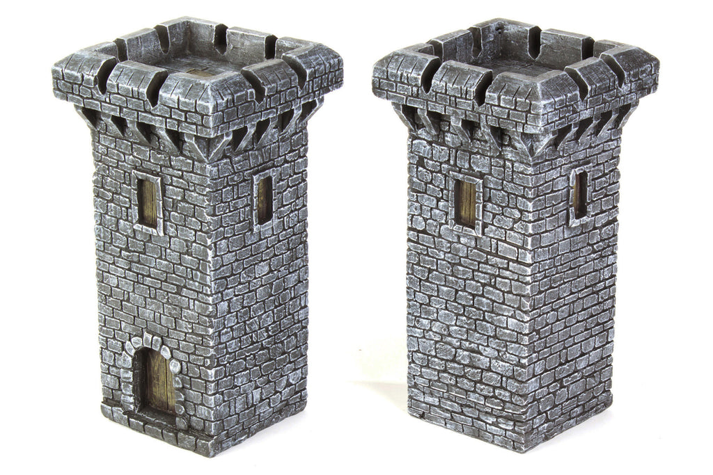 Gamemat.eu 28mm Medieval Castle Set Terrain Set for Warhammer, Age of Sigmar