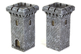 Gamemat.eu 28mm Medieval Castle Set Terrain Set for Warhammer, Age of Sigmar