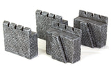 Gamemat.eu 28mm Medieval Castle Set Terrain Set for Warhammer, Age of Sigmar