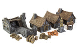 Gamemat.eu 28mm Medieval Houses Terrain Set for Warhammer, Age of Sigmar
