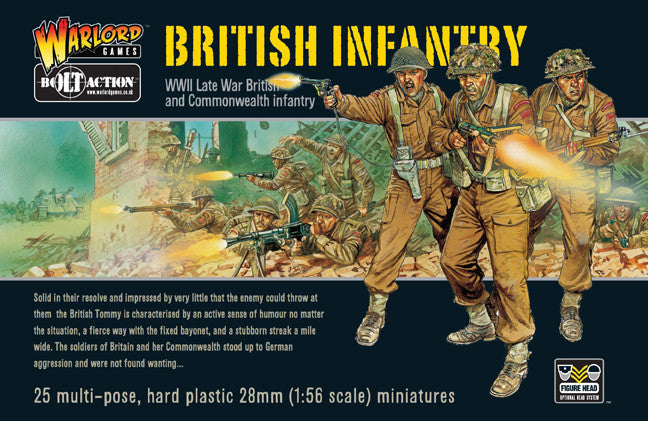 Warlord Games WWII British Infantry Plastic Model Kit