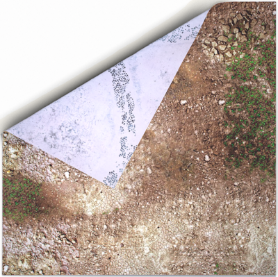 4'x4' Double Sided G-Mat: Battleground and Winter Realm