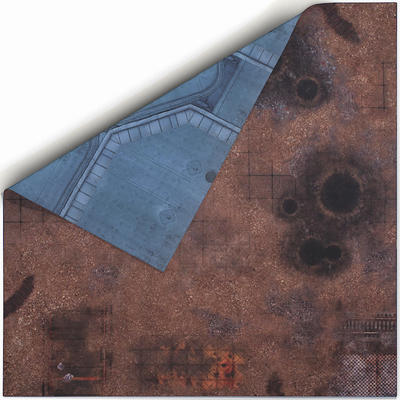 4'x4' Double Sided G-Mat: Fallout Zone and Imperial Base
