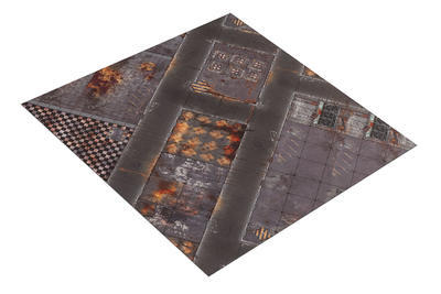 4'x4' Double Sided G-Mat: Quarantine and Fallout Zone